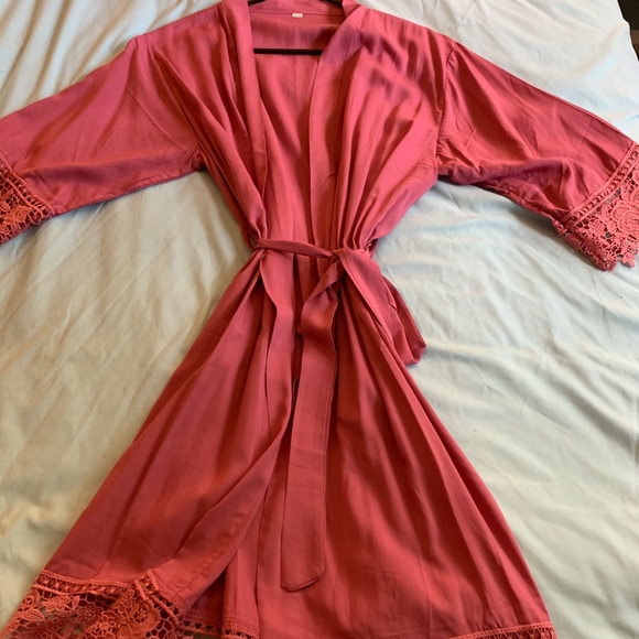 Bridesmaid robe- dusty rose - Picture 2 of 4